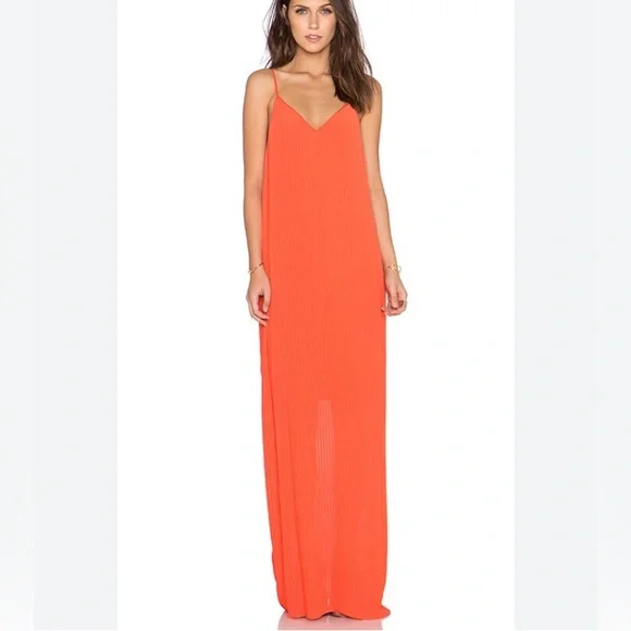 embellished high neck split maxi dress in black Mei High Split Halter Neck Maxi Dress in Black